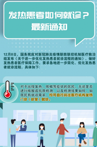 發(fā)熱患者如何就診？最新通知